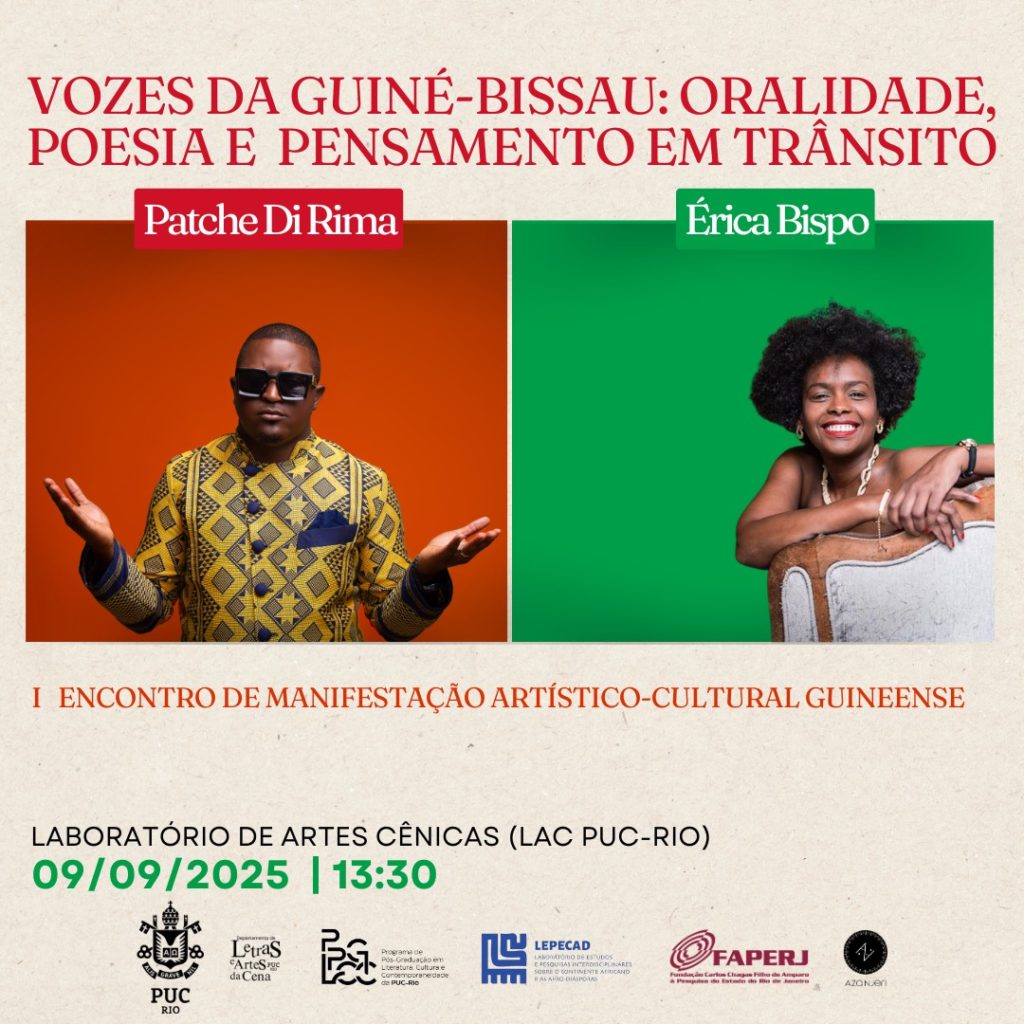 Em outubro de 2024, o LEPECAD, em parceria com o Departamento de Artes Cênicas, organizou o V Seminário de Artes Cênicas da PUC-Rio, com o apoio do Departamento de Letras. O evento ocorreu entre os dias 2 e 4, das 13h às 19h, no Laboratório de Artes Cênicas, e integrou a programação acadêmica voltada para a valorização das artes a partir de afro-perspectivas e abordagens pluriversais.